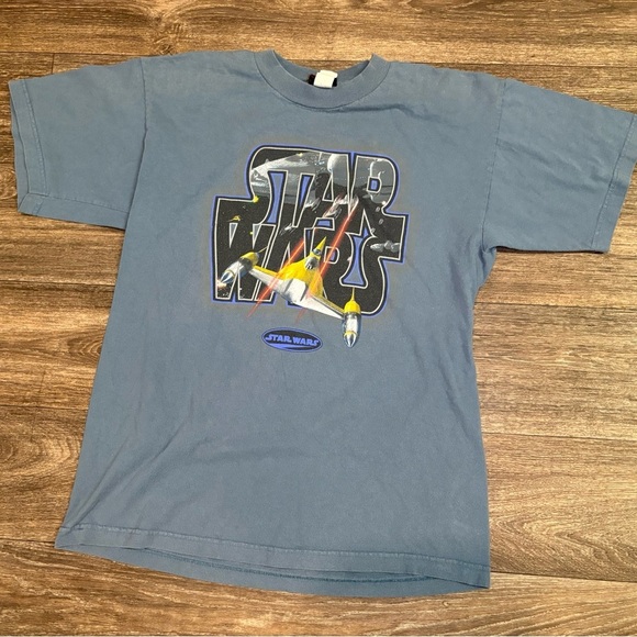 Star Wars True Vintage Ep. 1
Naboo Starfighter Tshirt Tee
Large 1999 Episode - Picture 1 of 6